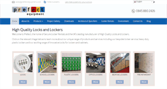 Desktop Screenshot of prefectlockers.com